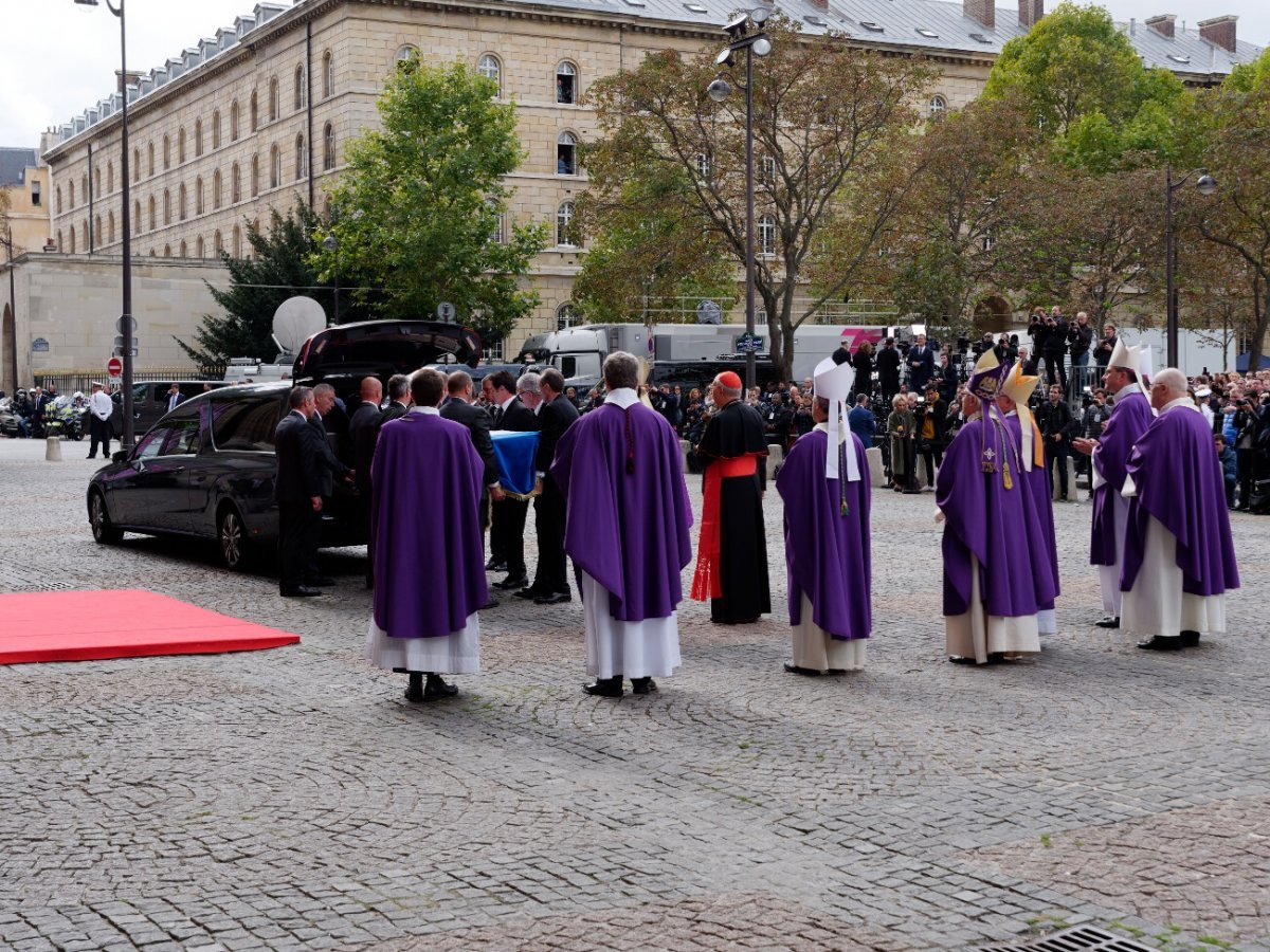 Messe des obsèques de Jacques Chirac à Saint-Sulpice. © Yannick Boschat / Diocèse de Paris.