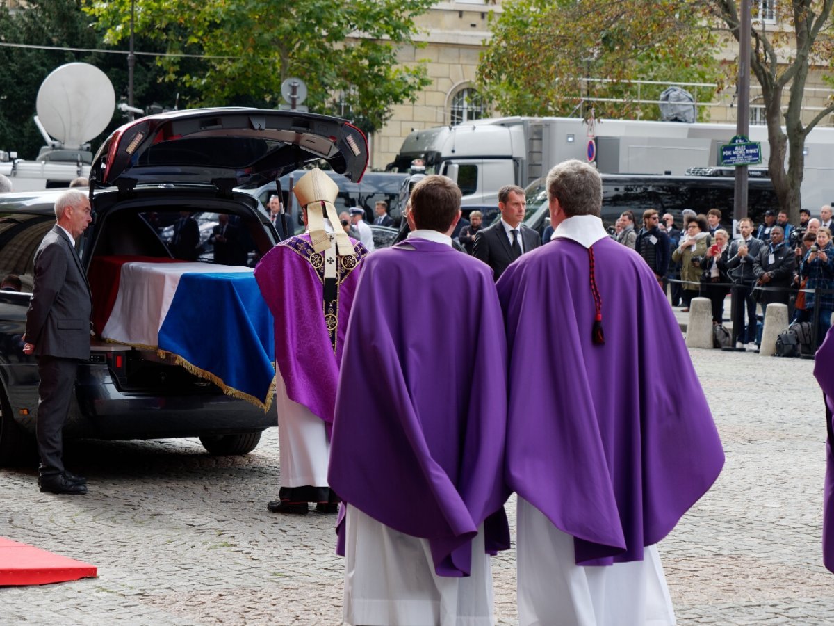 Messe des obsèques de Jacques Chirac à Saint-Sulpice. © Yannick Boschat / Diocèse de Paris.