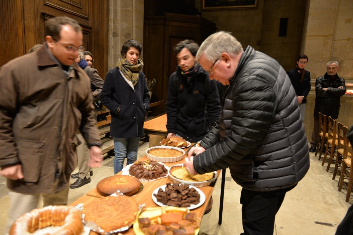 Soirée sainte Geneviève à Saint-Étienne du Mont (5e). © Marie Christine Bertin / Diocèse de Paris.