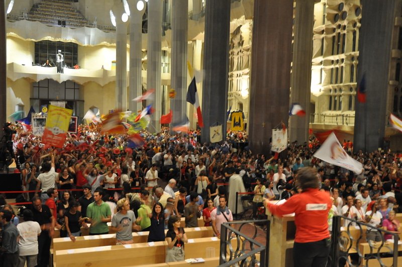 Messe diocésaine à la Sagrada Familia - Barcelone.. © Diocèse de Paris 