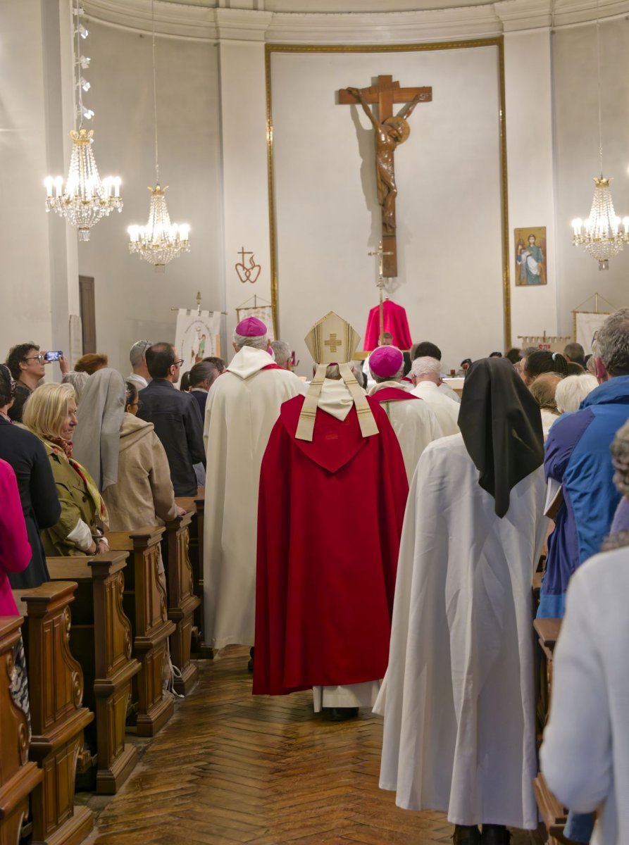 Canonisation des 16 Carmélites de Compiègne : Messe et prière à Picpus. © Yannick Boschat / Diocèse de Paris.