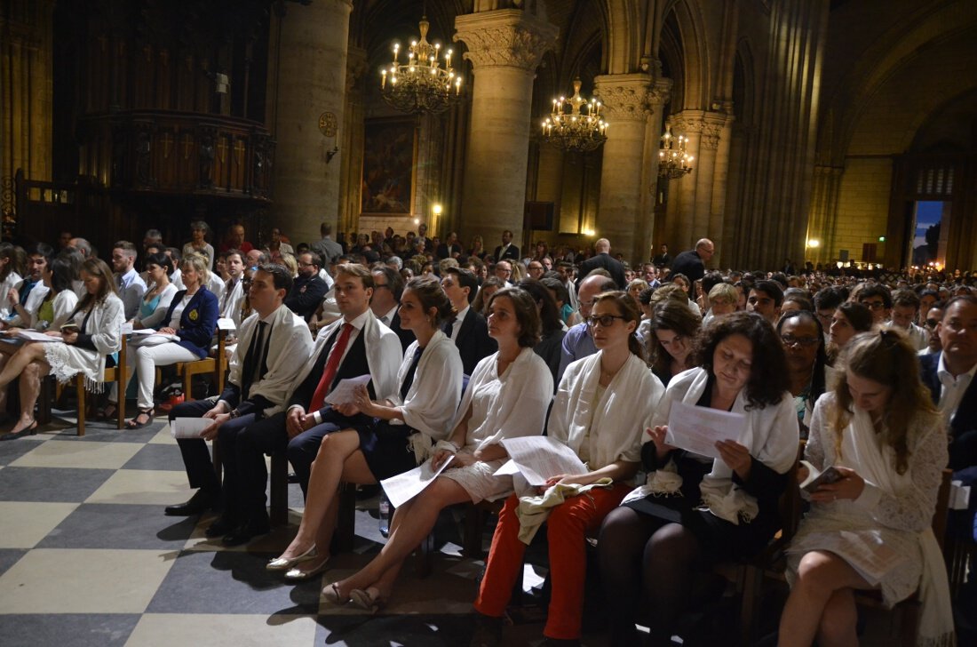 Liturgie Eucharistique. © Marie-Christine Bertin / Diocèse de Paris.