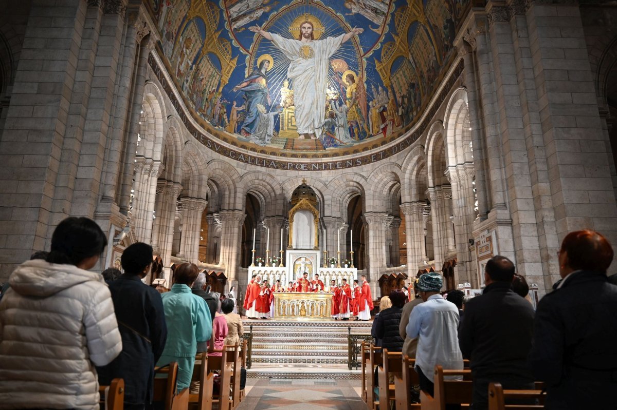 Messe des nouveaux prêtres au Sacré-Cœur de Montmartre 2024. © Marie-Christine Bertin / Diocèse de Paris.