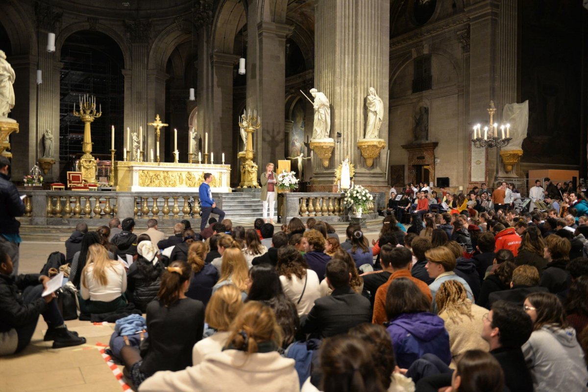 Messe des étudiants 2022. © Marie-Christine Bertin / Diocèse de Paris.