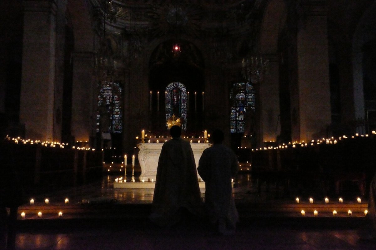 Soirée sainte Geneviève à Saint-Louis en l'Île (4e). © Marie Mariwak / Diocèse de Paris.