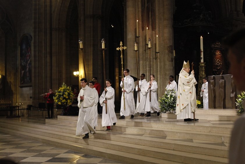 Procession de sortie. © D.R.