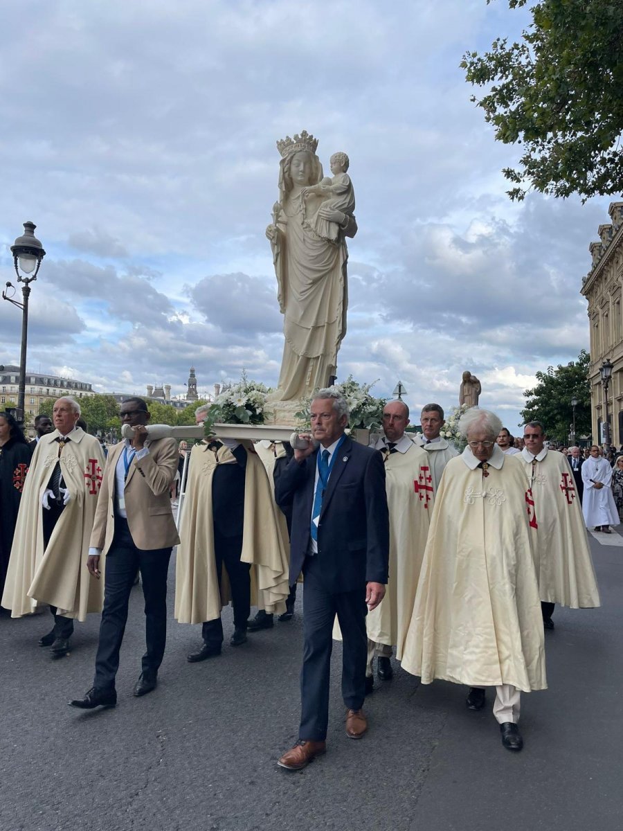 Procession de la Fête de l'Assomption 2023. © André Finot / Diocése de Paris.