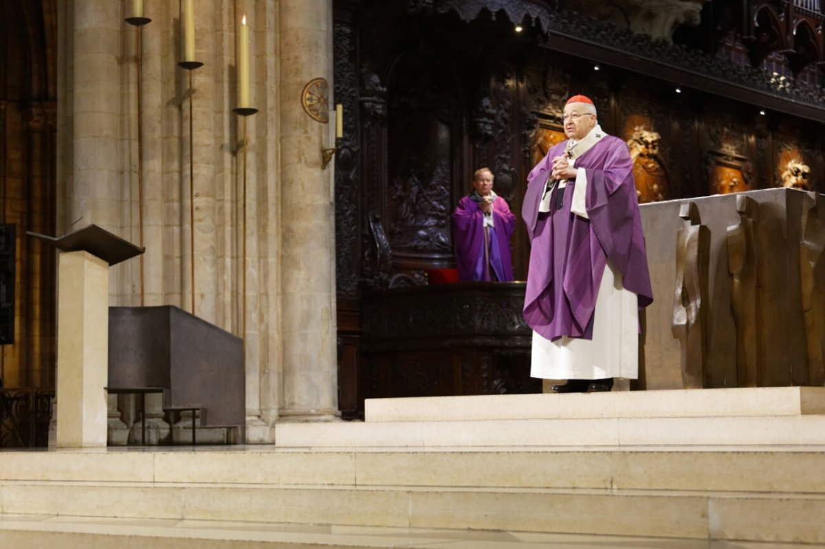 Messe d'action de grâce du cardinal André Vingt-Trois. © Yannick Boschat / Diocèse de Paris.