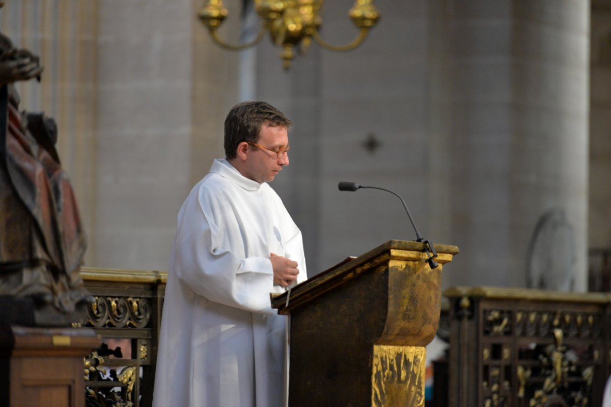 Messe et veillée de prière pour les futurs prêtres. © Marie-Christine Bertin / Diocèse de Paris.