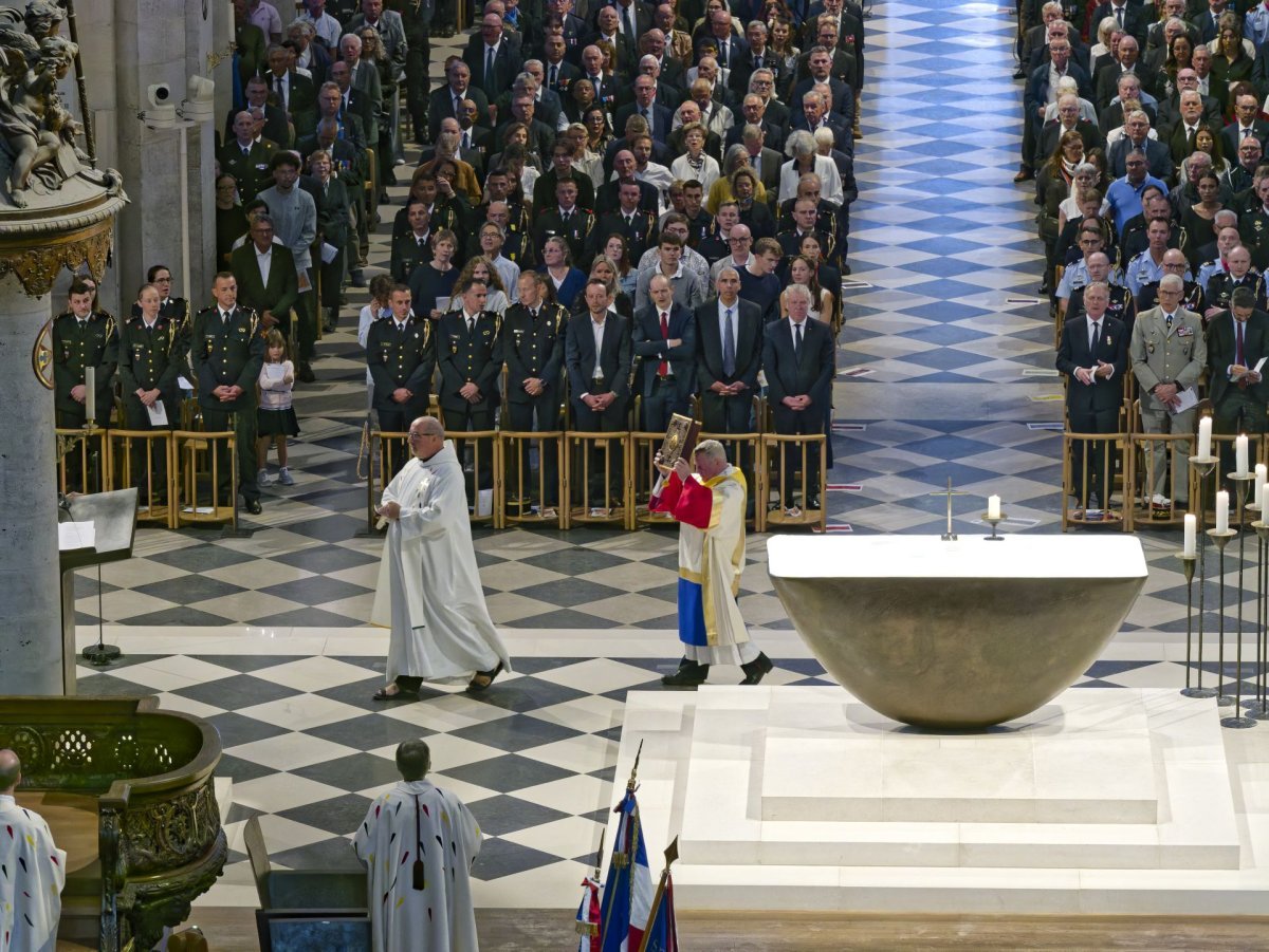 Messe pour les Sapeurs-Pompiers. © Yannick Boschat / Diocèse de Paris.