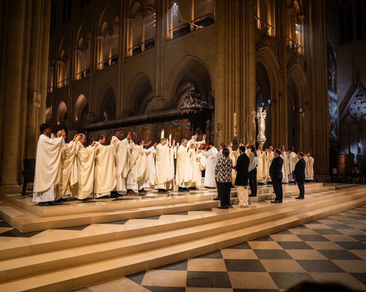 Vigile pascale 2026 à Notre-Dame de Paris (4e). © Liam Hoarau / Diocèse de Paris.