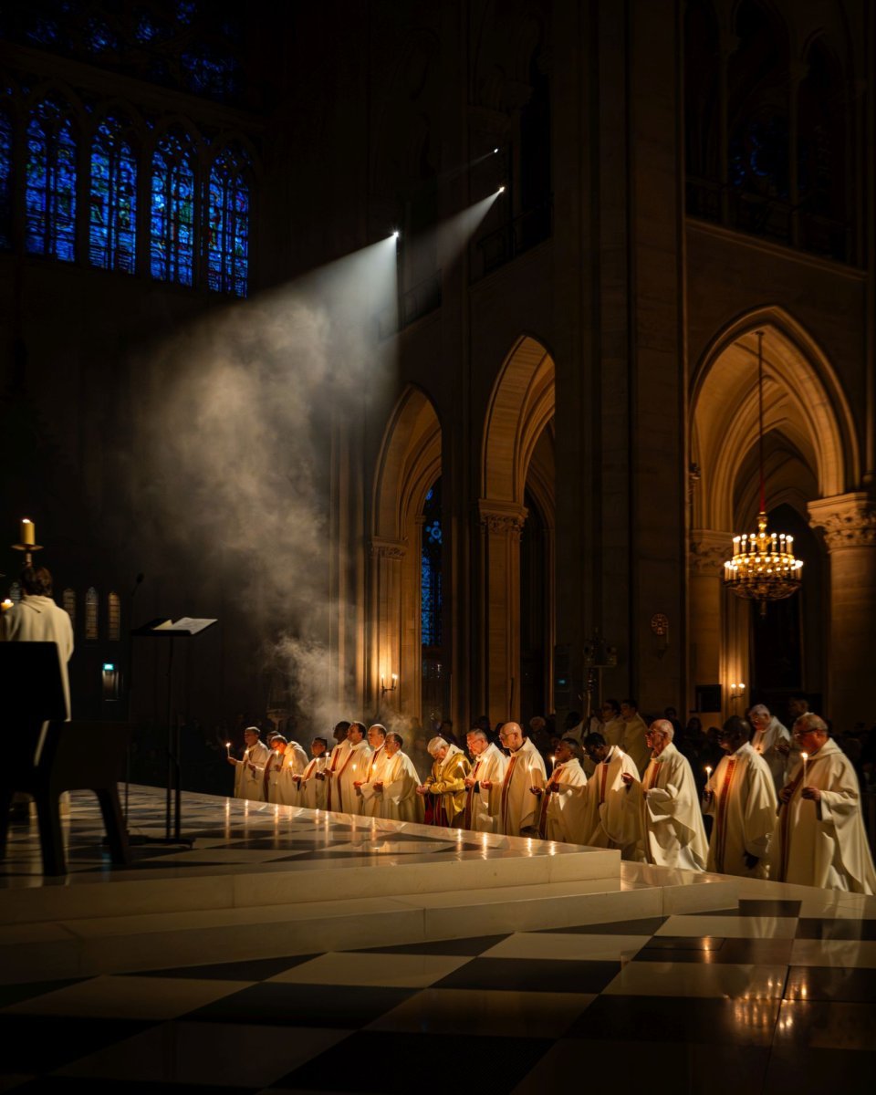 Jeudi saint 2026 à Notre-Dame de Paris (4e). © Liam Hoarau / Diocèse de Paris.