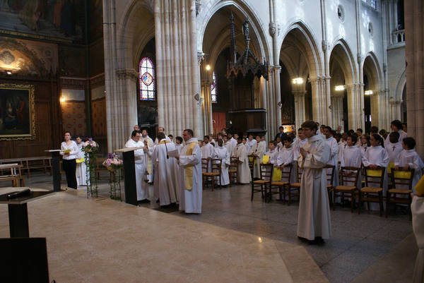 Rassemblement des servants de messe, Immaculée Conception. 