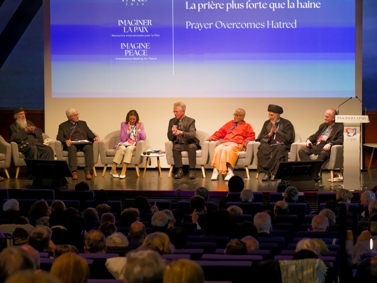 Forums de la Rencontre internationale pour la paix. © Yannick Boschat / Diocèse de Paris.