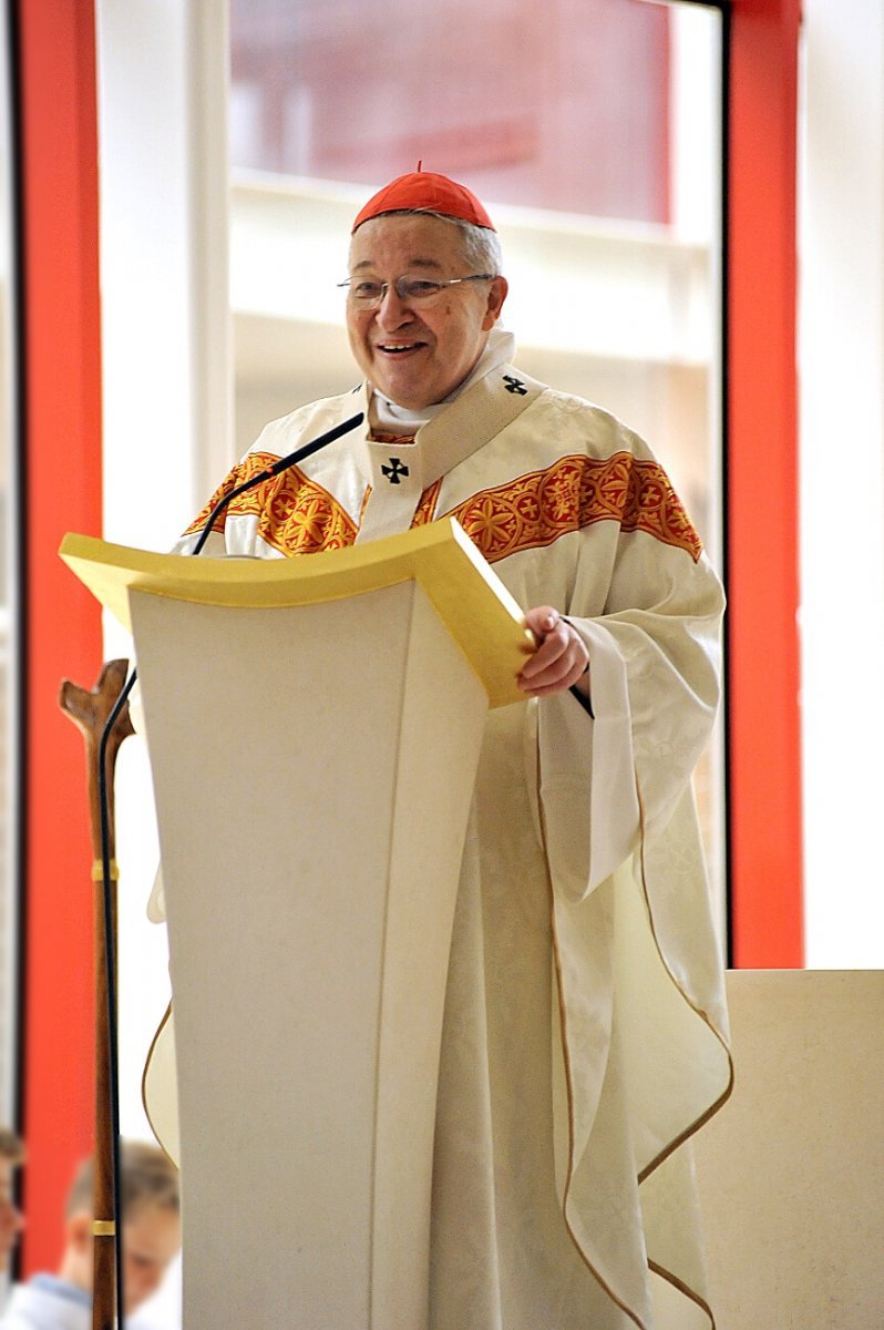 12 septembre 2015, bénédiction de la Maison Ozanam (17e). © Gil Fornet / Chantiers du Cardinal.