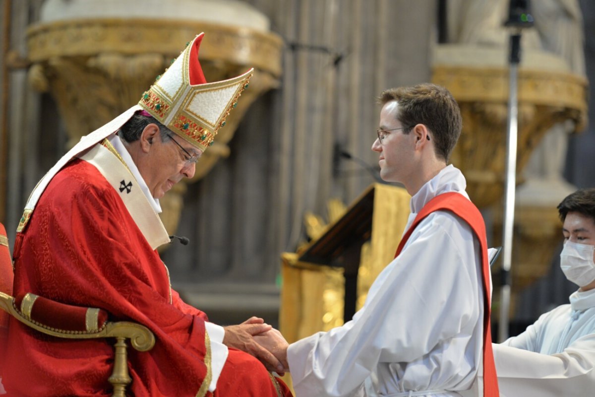 Ordinations sacerdotales 2020. © Marie-Christine Bertin / Diocèse de Paris.