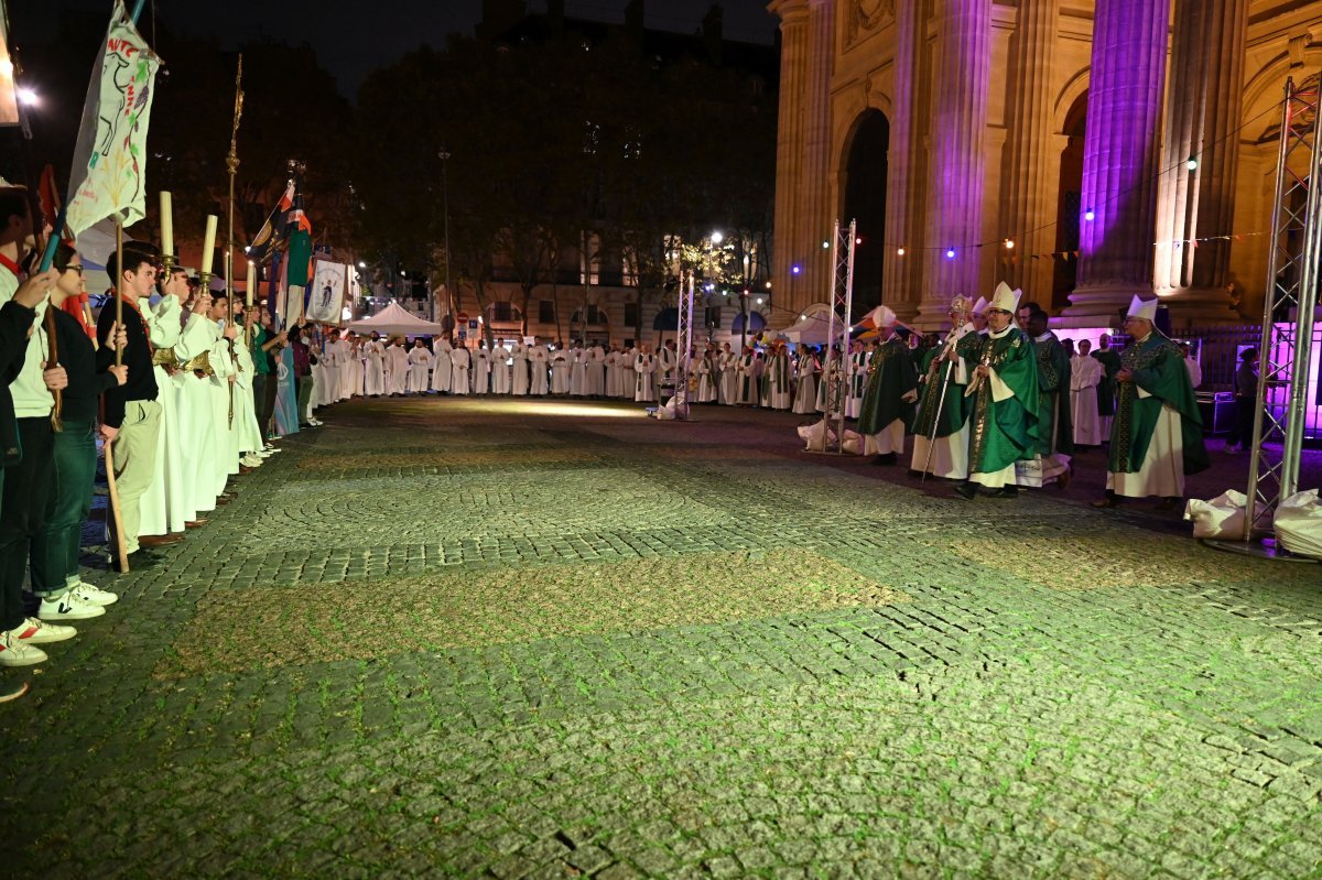 Messe des étudiants d'Île-de-France 2024. © Marie-Christine Bertin / Diocèse de Paris.