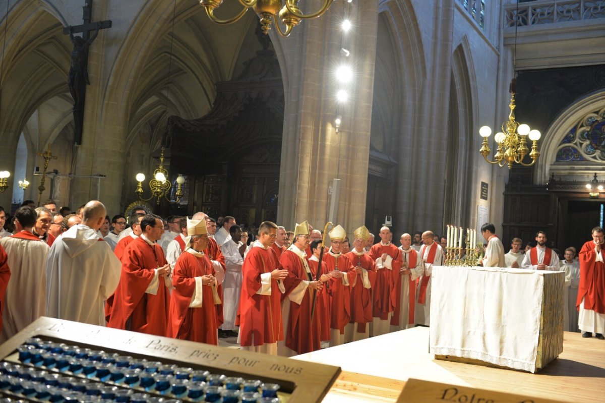 Messe de rentrée du Séminaire de Paris. © Marie-Christine Bertin / Diocèse de Paris.