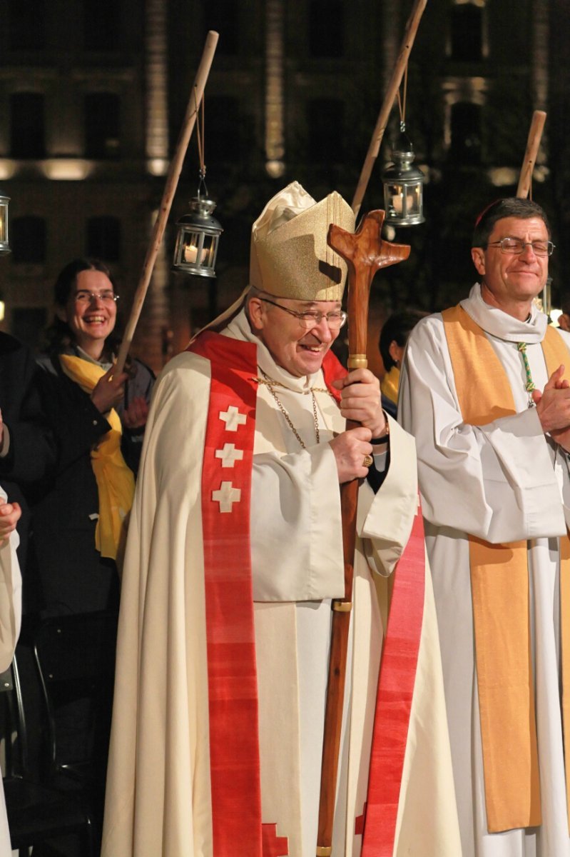 22 novembre 2014, lancement de l'Avent 2014 à Notre-Dame de Paris. © Yannick Boschat.