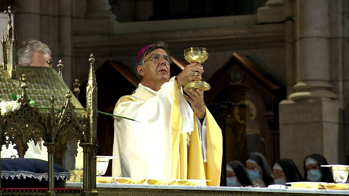 Messe de l'Assomption au Sacré-Cœur de Montmartre. © M de Marie.