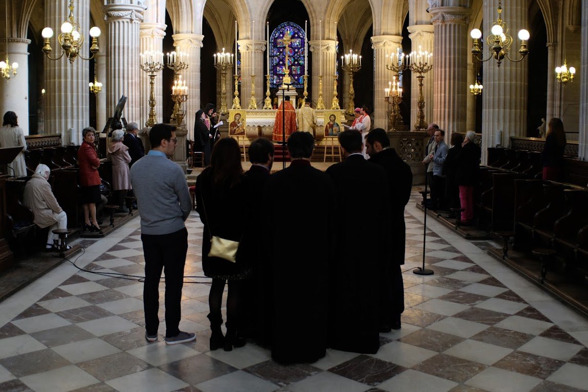 Vêpres orthodoxes 2019. © Métropole grecque de France.