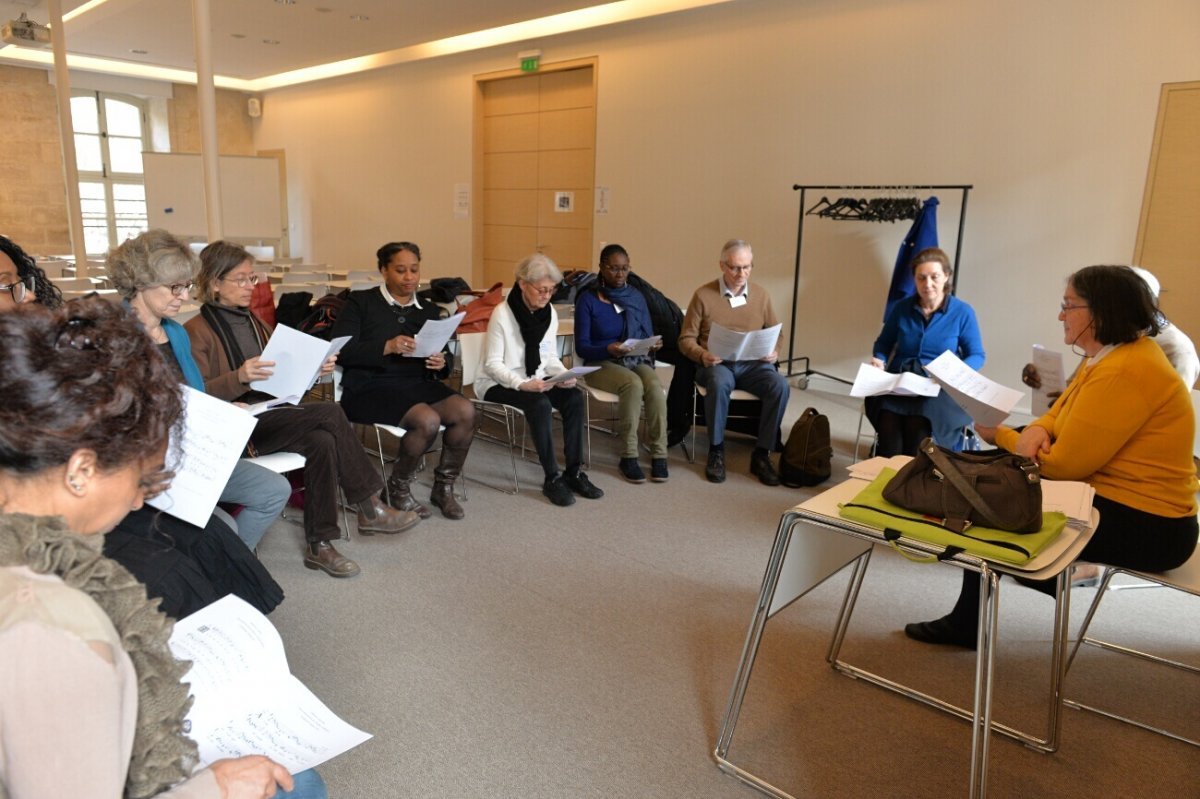 Rencontre diocésaine des acteurs musicaux de la liturgie. © Marie-Christine Bertin / Diocèse de Paris.