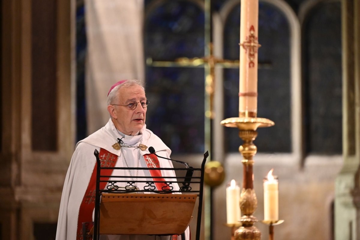 Catéchèse sur le sacrement du baptême. Lundi 5 mai 2025. © Marie-Christine Bertin / Diocèse de Paris.