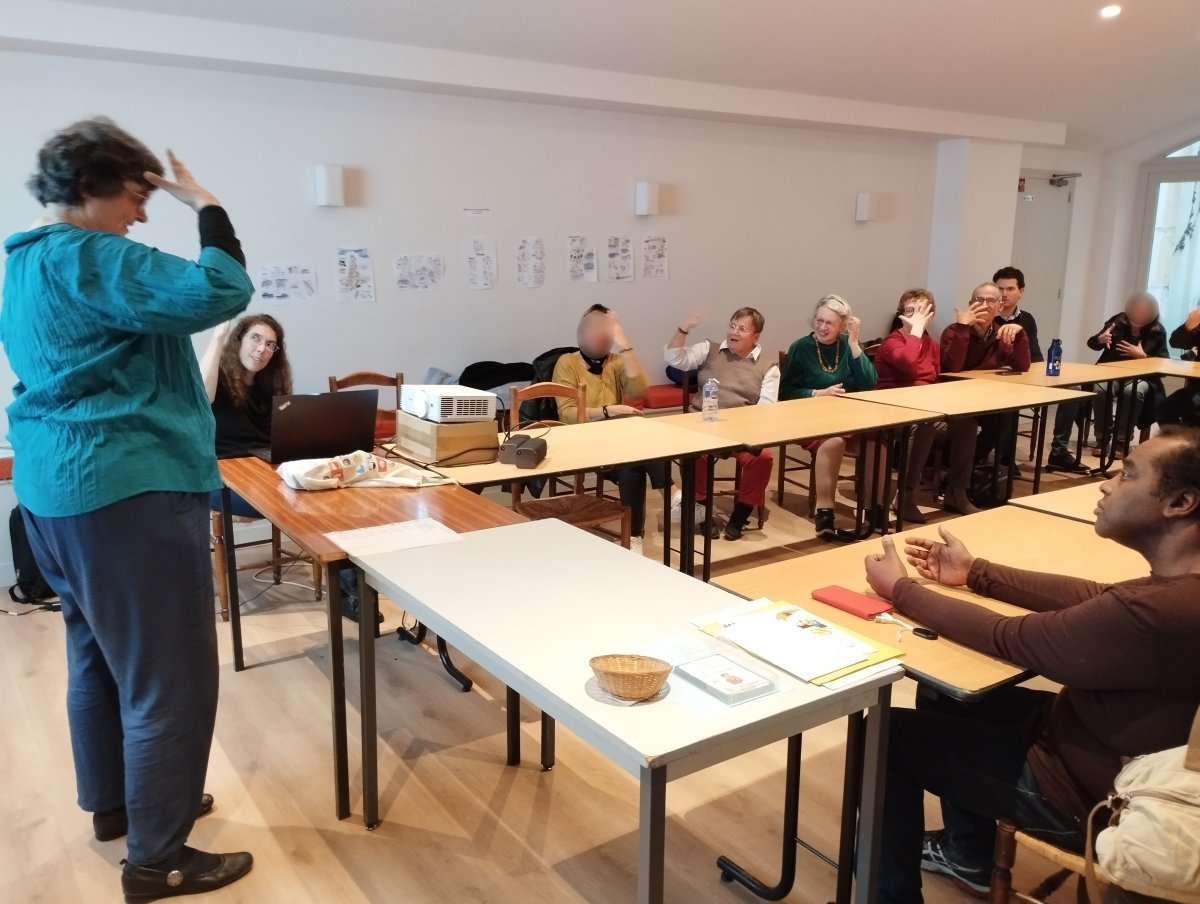 Journée diocésaine des personnes sourdes et malentendantes. © Isabelle Dieudonné / Diocèse de Paris.