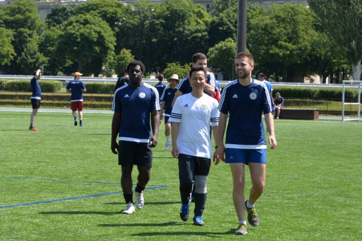 Tournoi de football. © Marie-Christine Bertin / Diocèse de Paris.