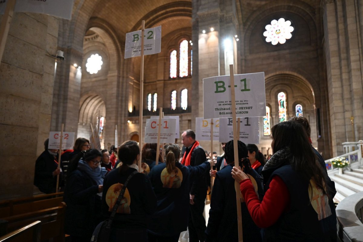 Rassemblement des lycéens 2026. © Marie-Christine Bertin / Diocèse de Paris.