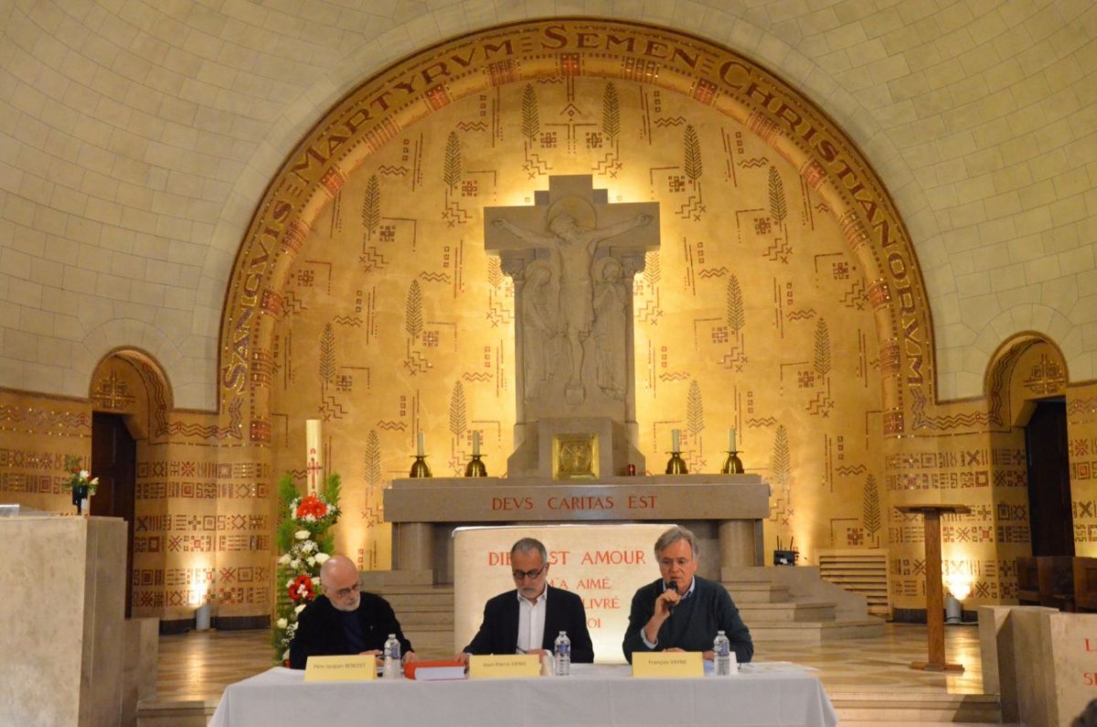 Conférence “Le contexte historique et politique de la Commune de Paris”. © Michel Pourny / Diocèse de Paris.