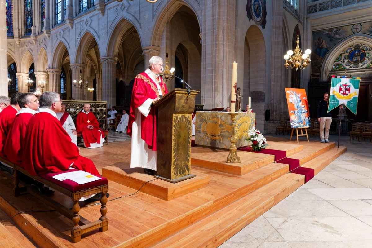 Mémoire des 50 martyrs de l'apostolat à Saint-Germain l'Auxerrois. © Yannick Boschat / Diocèse de Paris.