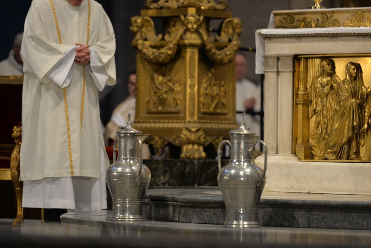 Messe chrismale 2023 à Saint-Sulpice. © Marie-Christine Bertin / Diocèse de Paris.