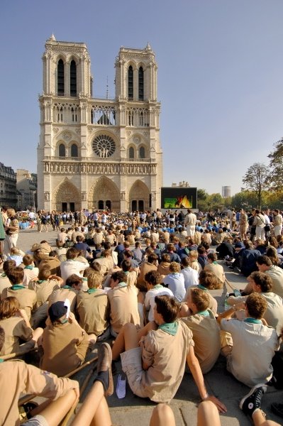 Messe du centenaire du scoutisme - 7 octobre 2007. © Esprit-photos.