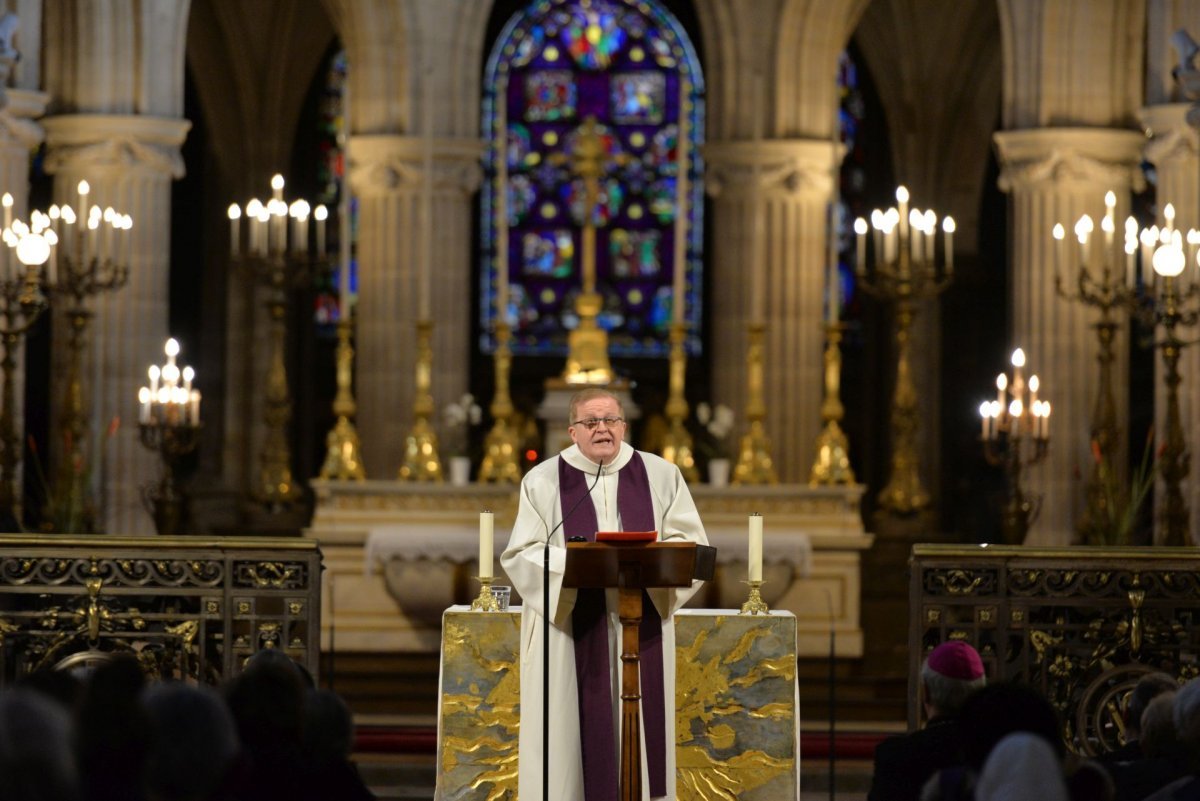 Conférence de carême de Notre-Dame de Paris du 26 février 2023. © Marie-Christine Bertin / Diocèse de Paris.