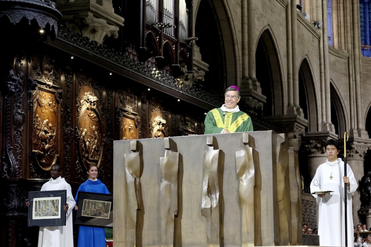 Messe d'action de grâce pour les ministères de Mgr Jérôme Beau et de (…). © Trung Hieu Do / Diocèse de Paris.