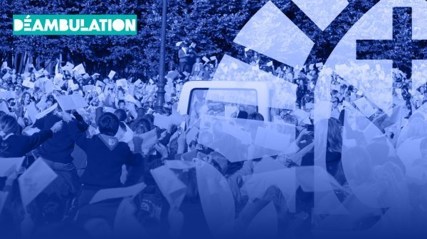 Trajet en papamobile du pape Léon XIV