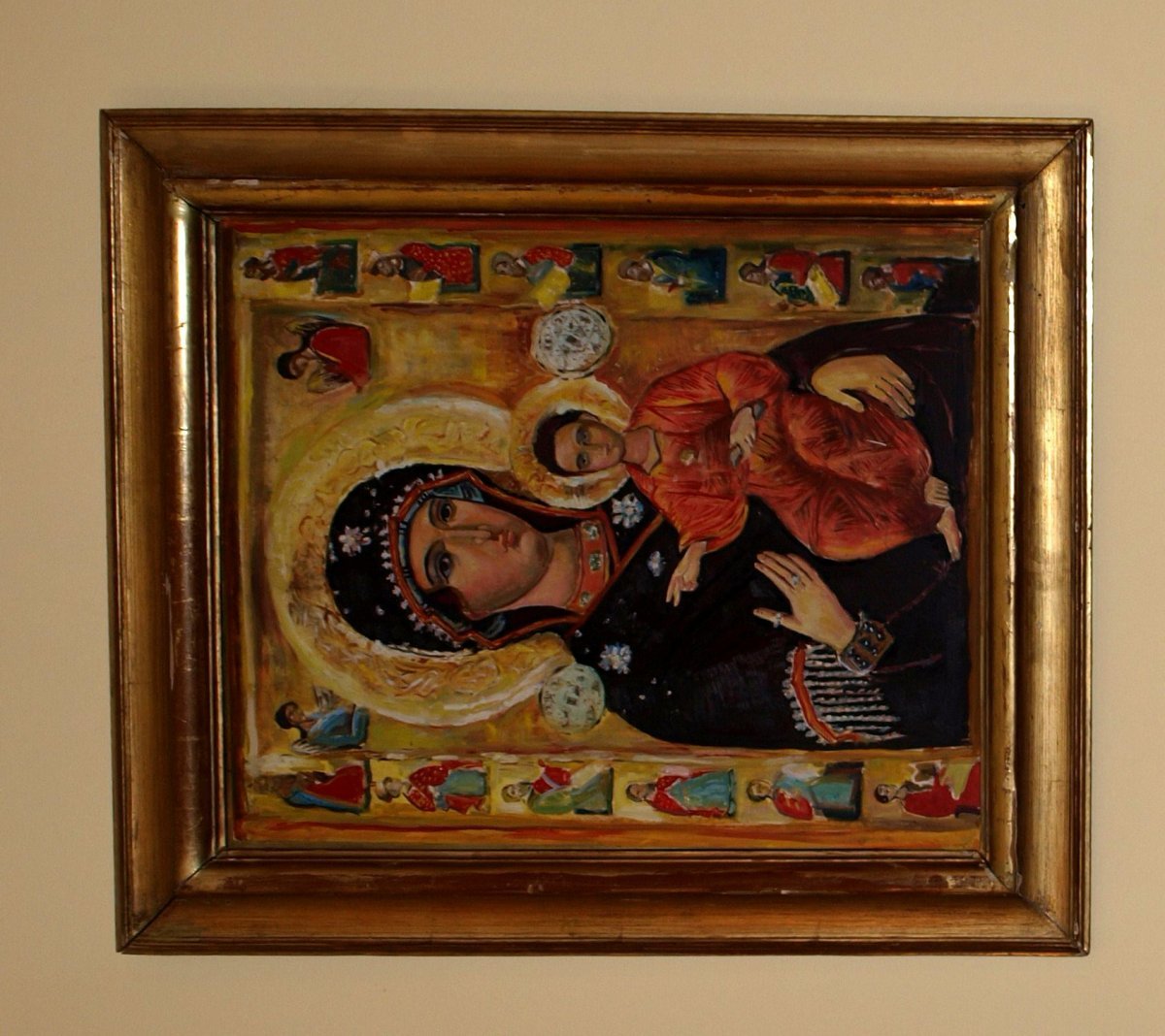 Icône roumaine de Marie. © C. D. A. S..
