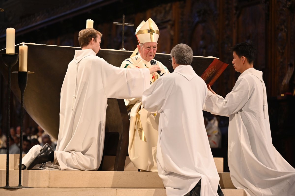 Ordinations des diacres permanents 2026. © Marie-Christine Bertin / Diocèse de Paris.