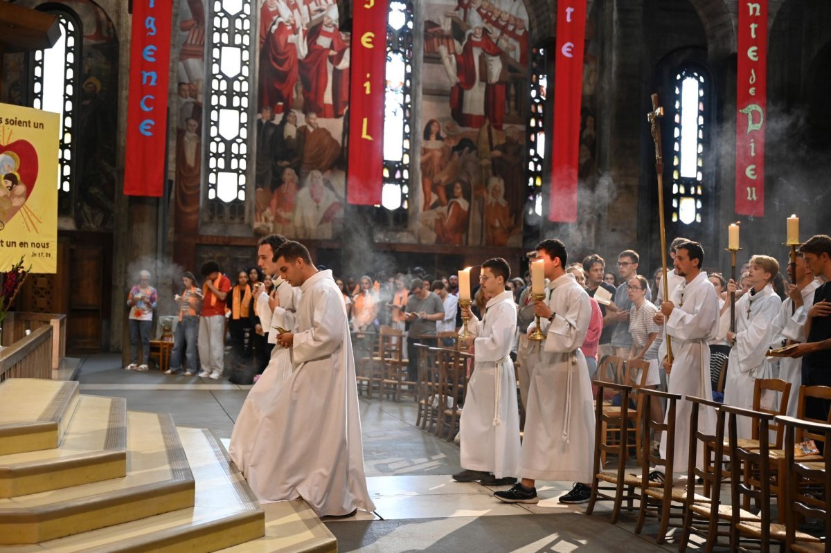 Messe d'envoi au Jubilé des jeunes. © Marie-Christine Bertin / Diocèse de Paris.