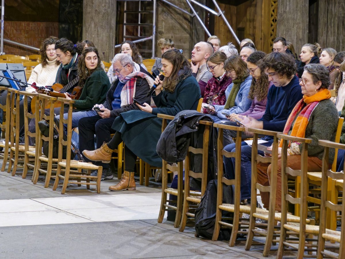 Prière du matin au Saint-Esprit. © Yannick Boschat / Diocèse de Paris.