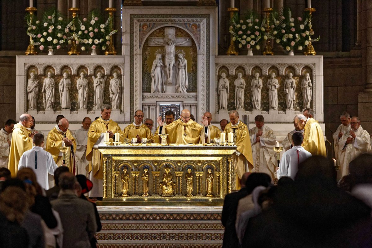 Messe d'ouverture du Jubilé du Sacré-Cœur de Montmartre. © Yannick Boschat / Diocèse de Paris.