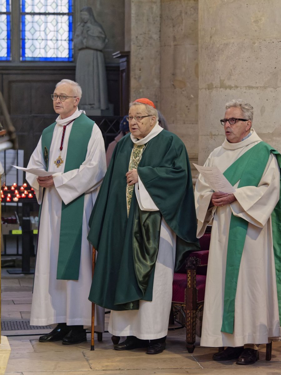 Anniversaire du cardinal André Vingt-Trois. © Yannick Boschat / Diocèse de Paris.