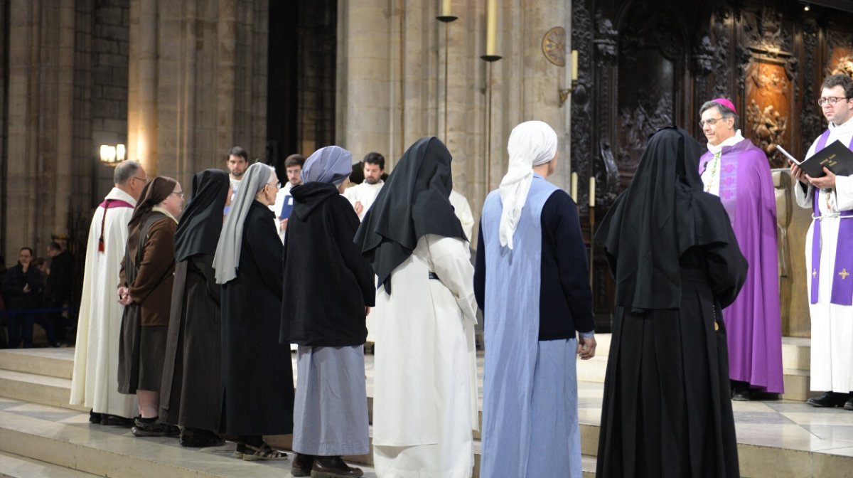 Appel décisif des catéchumènes, célébration de 15h. © Marie-Christine Bertin / Diocèse de Paris.