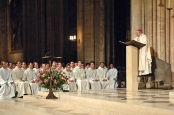 Fête du Séminaire et du Chapitre à Notre-Dame de Paris. Vendredi 7 décembre 