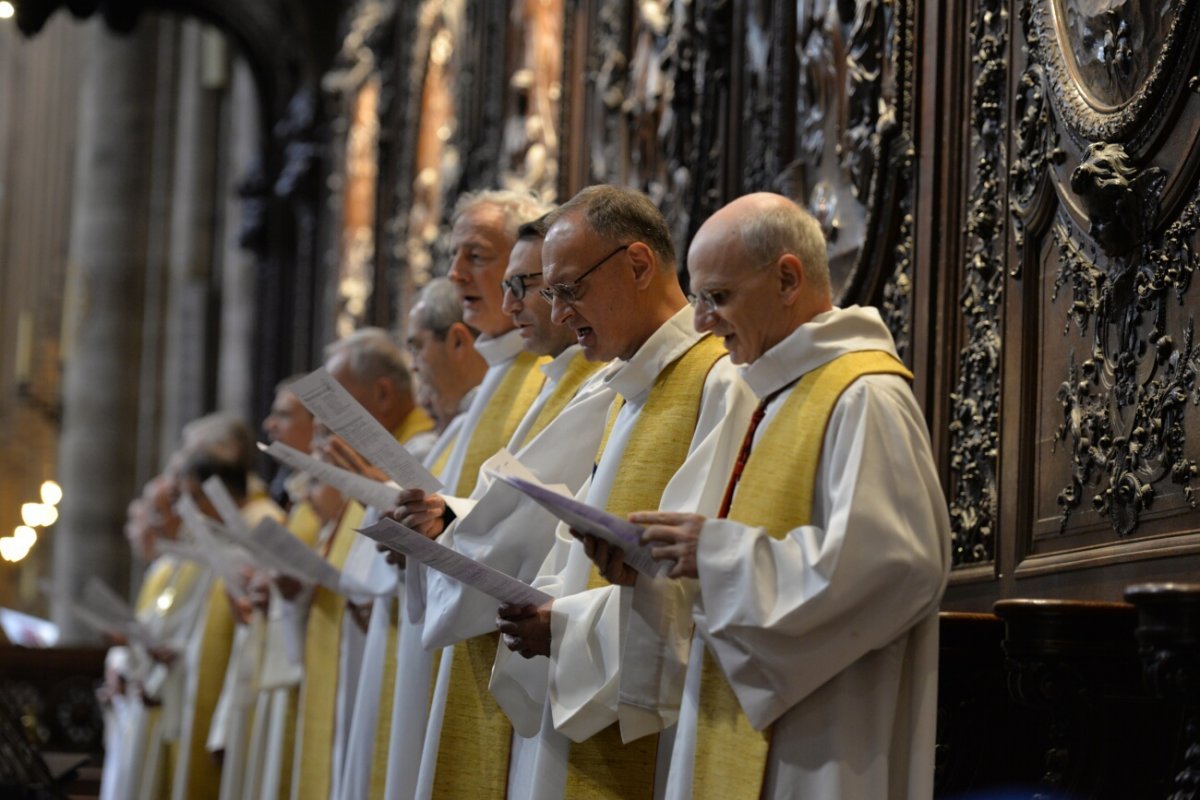 Fête du Chapitre de la cathédrale. © Marie-Christine Bertin / Diocèse de Paris.