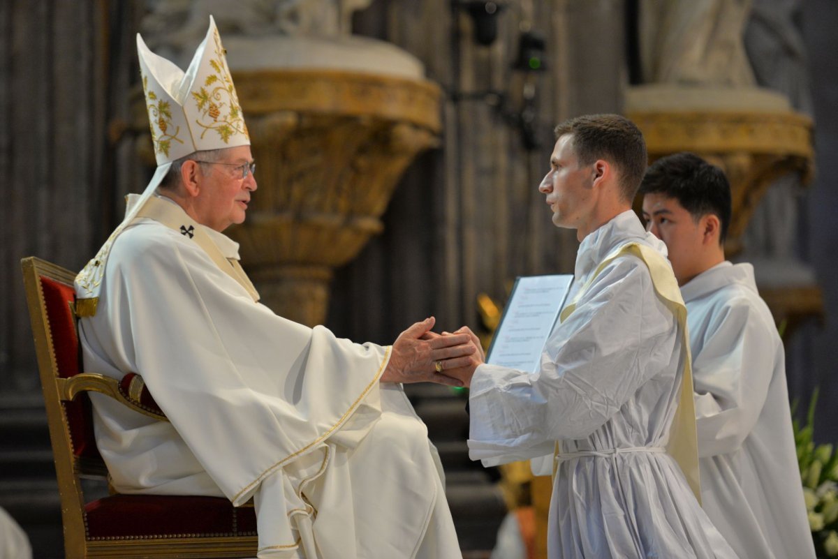 Ordination sacerdotale 2023. © Marie-Christine Bertin / Diocèse de Paris.