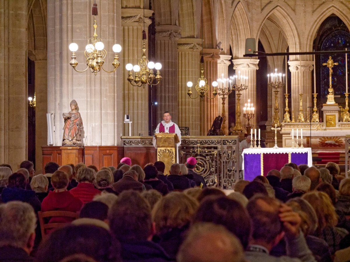 Conférence de carême de Notre-Dame de Paris du 1er mars 2020. © Yannick Boschat / Diocèse de Paris.