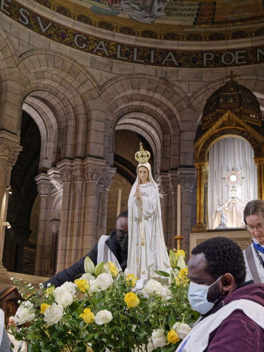 Messe pour la paix en union avec le pape François. © Yannick Boschat / Diocèse de Paris.