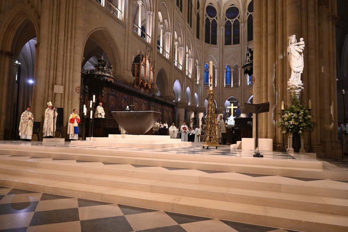 Messe des Jeunes à Notre-Dame de Paris. © Marie-Christine Bertin / Diocèse de Paris.